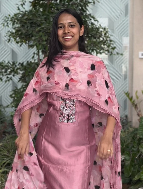 Chanderi Salwar Pink
